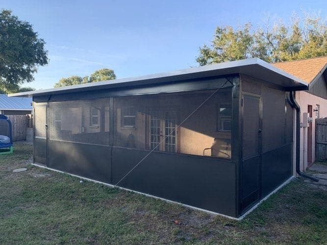 Lanai screen repair in Greenfield Plantation near Bradenton
